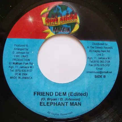 Elephant Man - Friend Dem