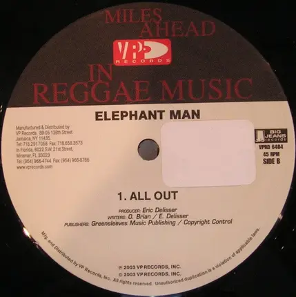 Elephant Man - Pon De River, Pon De Bank
