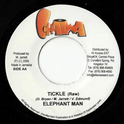 Elephant Man - Tickle