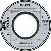 7inch Vinyl Single - Elfi Graf - Schön Wär's Gewesen