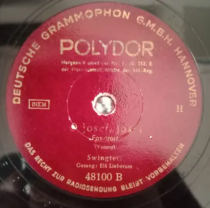 Elfie Lieberum Und Swingett - Sweet Sue / O Josef, Josef