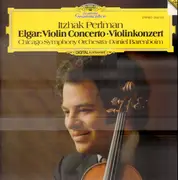 LP - Elgar - Violin Concerto; Itzhak Perlman, Chicago Symph Orch, Barenboim