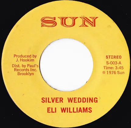 Eli Williams - Silver Wedding