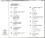CD - Elizabeth Anderson, Arthur Tollefson - Elizabeth Anderson plays Luigi Silva