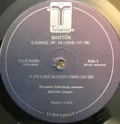 LP - Béla Bartók - 5 Songs, Opp. 15 & 16; 5 Village Scenes; 8 Hungarian Folk Songs