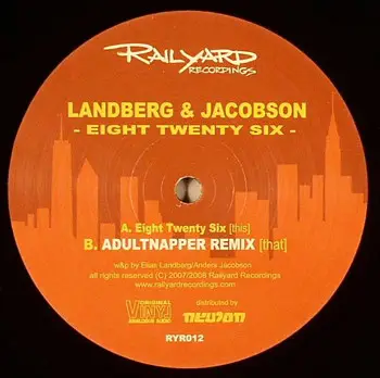 Elias Landberg & Anders Jacobson - Eight Twenty Six
