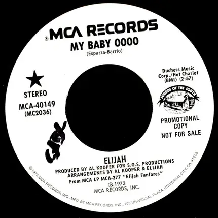Elijah - My Baby Oooo