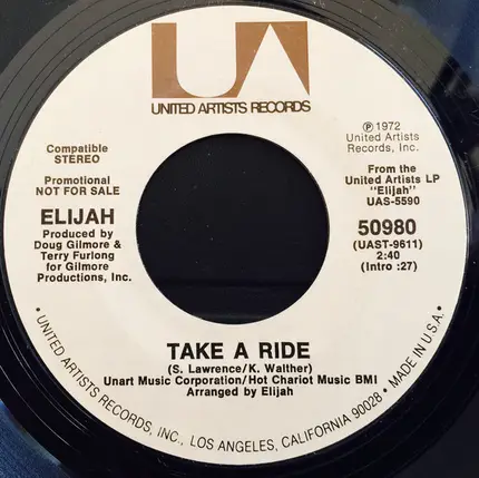 Elijah - Take A Ride