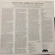 LP - Bach / Scarlatti / Froberger - American Virtuoso