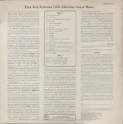 LP - Eliot Fisk - Eliot Fisk Performs Latin American Guitar Music