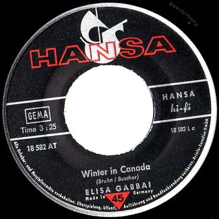 Elisa Gabbai - Winter In Canada