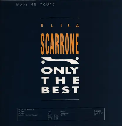 Elisa Scarrone - Only The Best