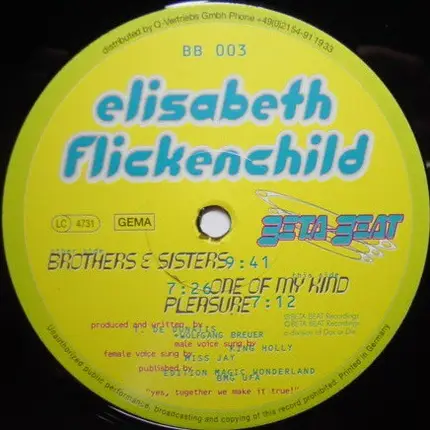 Elisabeth Flickenchild - Brothers & Sisters