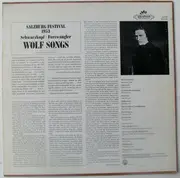 LP - Elisabeth Schwarzkopf - Wilhelm Furtwängler - Salzburg Festival 1953 - Wolf Songs - Mono