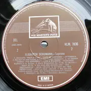 LP - Elisabeth Schumann - Arias & Songs By Bach, Händel, Mahler, Mozart, Schubert - + insert. textured