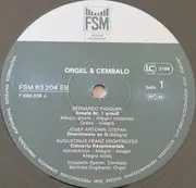 LP - Pasquini / Kropfreiter / Soler / Clementi a.o. - Orgel & Cembalo - gatefold