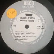 LP - Verdi / Puccini / Mozart a.o. - Elisabeth Rethberg Soprano