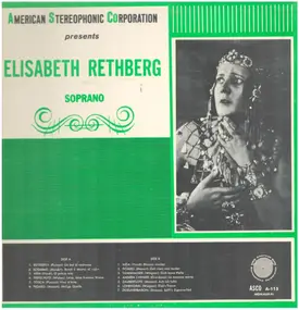 Giuseppe Verdi - Elisabeth Rethberg Soprano