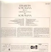 LP - Elisabeth Schumann - sings German Songs by Schumann