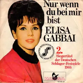 Elisa Gabbai - Nur Wenn Du Bei Mir Bist