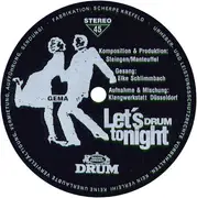 7inch Vinyl Single - Elke Schlimbach - Let's Drum Tonight - flexi