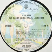 LP - Elke Best - Die Babies Krieg' Immer Noch Ich