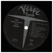 LP - Ella Fitzgerald - Nelson Riddle - Ella Swings Brightly With Nelson - Incl OBI