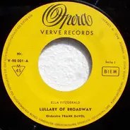 Ella Fitzgerald , Frank De Vol And His Orchestra - Lullaby Of Broadway / Moonlight Serenade