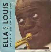 7inch Vinyl Single - Ella Fitzgerald , Louis Armstrong - Ella And Louis Concert At The Hollywood Bowl - EP, Mono