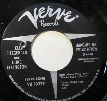 Ella Fitzgerald And Duke Ellington - Imagine My Frustration