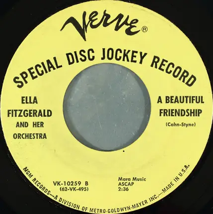 Ella Fitzgerald And Her Famous Orchestra - I'll Always Be In Love With You
