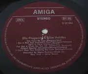 LP - Ella Fitzgerald & Billie Holiday - Ella Fitzgerald Und Billie Holiday - Burgundy Labels