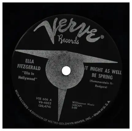 Ella Fitzgerald - It Might As Well Be Spring / Stairway To The Stars