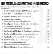 CD - Ella Fitzgerald / Louis Armstrong - Verve Jazz Masters 24