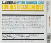 CD - Ella Fitzgerald With The Roy Eldridge Sextet - Live in Stockholm 1957