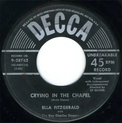 Ella Fitzgerald With The Ray Charles Singers - When The Hands Of The Clock Pray At Midnight