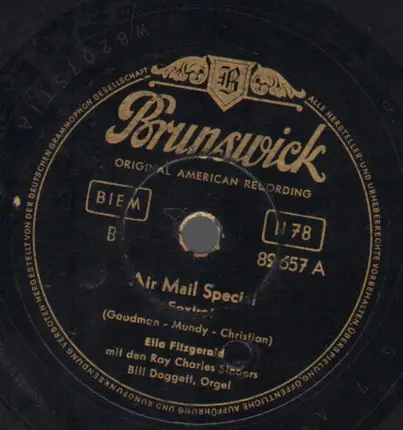 Ella Fitzgerald - Air Mail Special / Ding Dong Boogie