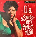 LP - Ella Fitzgerald - Ella Wishes You a Swinging Christmas - Red Vinyl