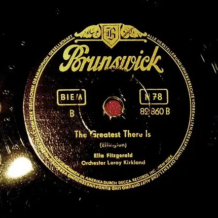 Ella Fitzgerald - Lullaby Of Birdland / The Greatest There Is