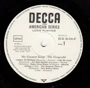 LP - Ella Fitzgerald - My Greatest Songs - White Labels