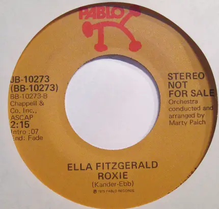 Ella Fitzgerald - My Own Best Friend / Roxie