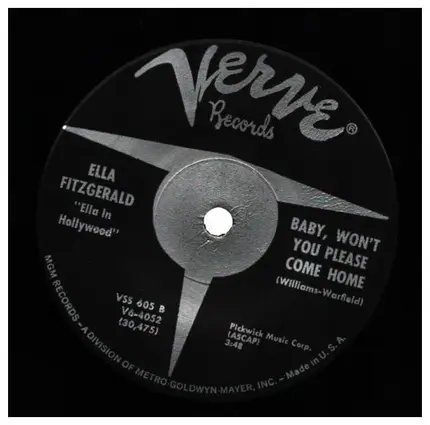 Ella Fitzgerald - This Could Be The Start Of Something Big / Baby, Won't You Please Come Home