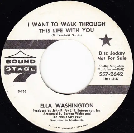 Ella Washington - I Want To Walk Through This Life With You