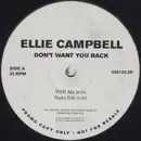 12inch Vinyl Single - Ellie Campbell - Don't Want You Back