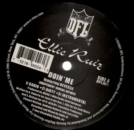 Ellie Ruiz - Doin' Me / Holla