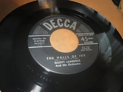 Elliot Lawrence And His Orchestra - The Beer That I Left On The Bar
