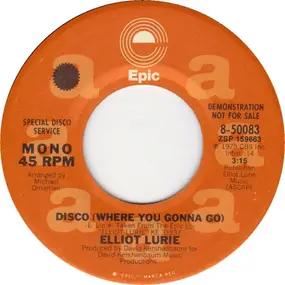 Elliot Lurie - Disco (Where You Gonna Go)