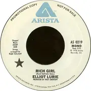 7inch Vinyl Single - Elliot Lurie - Rich Girl