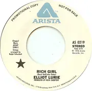 7inch Vinyl Single - Elliot Lurie - Rich Girl