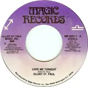 7inch Vinyl Single - Elliot St. Paul - Love Me Tonight